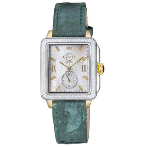Home gv2 by gevril bari tortoise mother of pearl dial ladies watch 9255