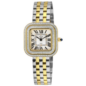 Home gv2 by gevril bellagio quartz white dial ladies watch 12133b