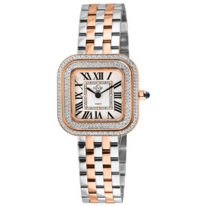 Home gv2 by gevril bellagio quartz white dial ladies watch 12134b