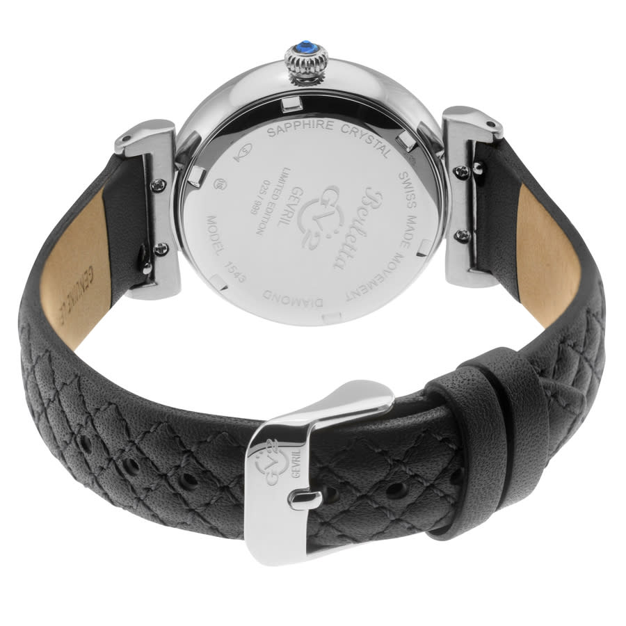gv2 by gevril berletta quartz diamond black dial ladies watch 1543 gv2 by gevril berletta quartz diamond black dial ladies watch 1543