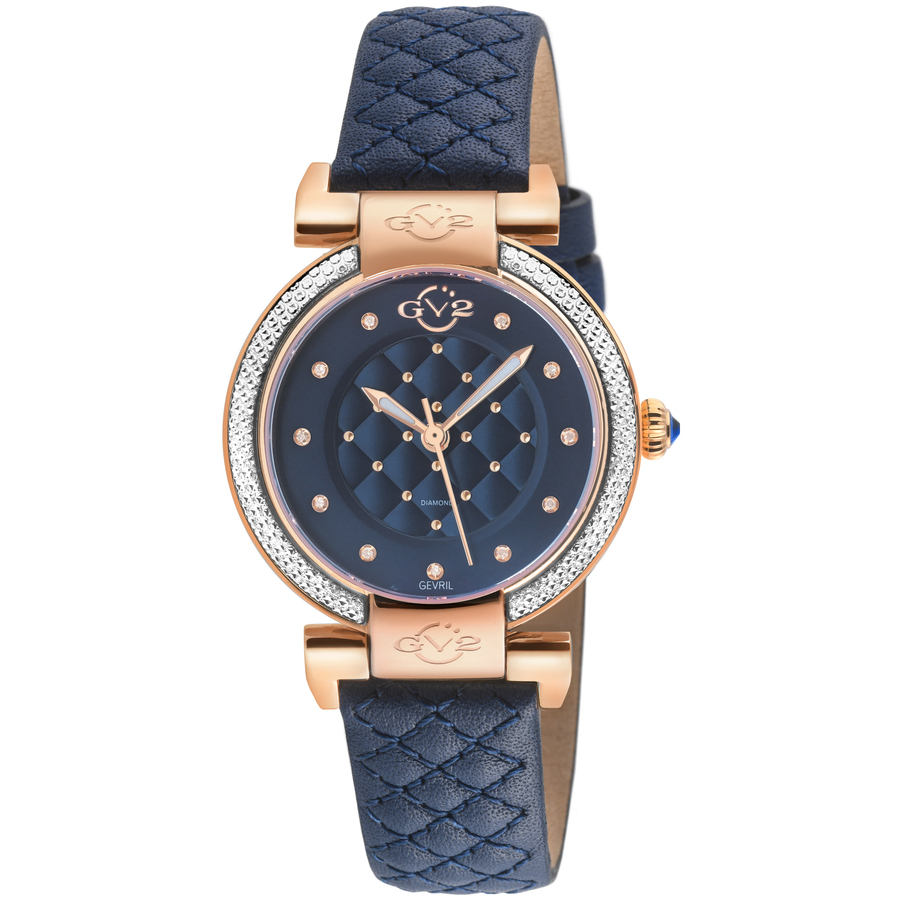 gv2 by gevril berletta quartz diamond blue dial ladies watch 1549 gv2 by gevril berletta quartz diamond blue dial ladies watch 1549