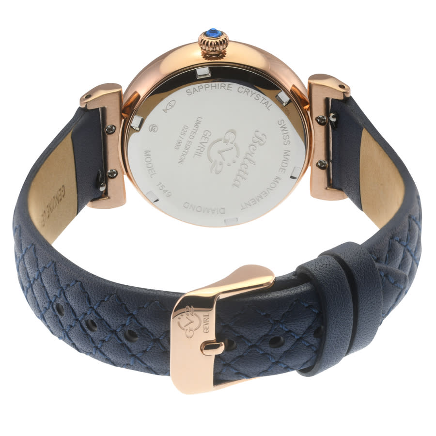 gv2 by gevril berletta quartz diamond blue dial ladies watch 1549 gv2 by gevril berletta quartz diamond blue dial ladies watch 1549