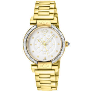 Home gv2 by gevril berletta quartz diamond white dial ladies watch 1541b