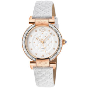 Home gv2 by gevril berletta quartz diamond white dial ladies watch 1542