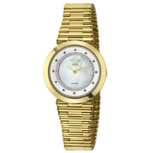 gv2 by gevril burano mother of pearl dial quartz ladies watch 14412b
