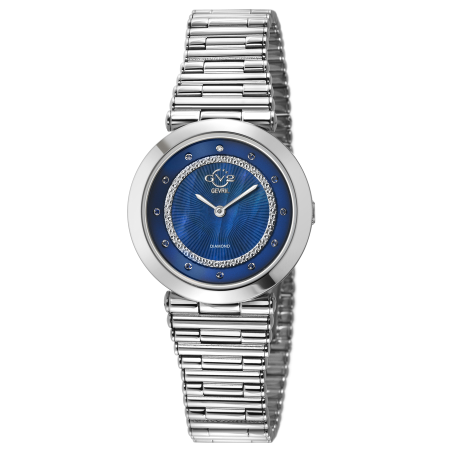 gv2 by gevril burano quartz diamond blue dial ladies watch 14411b gv2 by gevril burano quartz diamond blue dial ladies watch 14411b