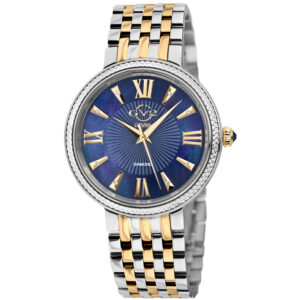 gv2 by gevril genoa diamond mother of pearl dial ladies watch 12534