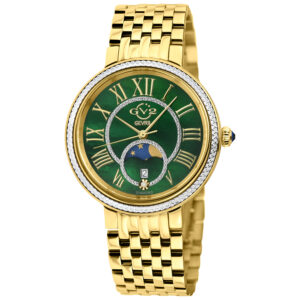 gv2 by gevril genoa mother of pearl dial quartz diamond ladies watch 12544b