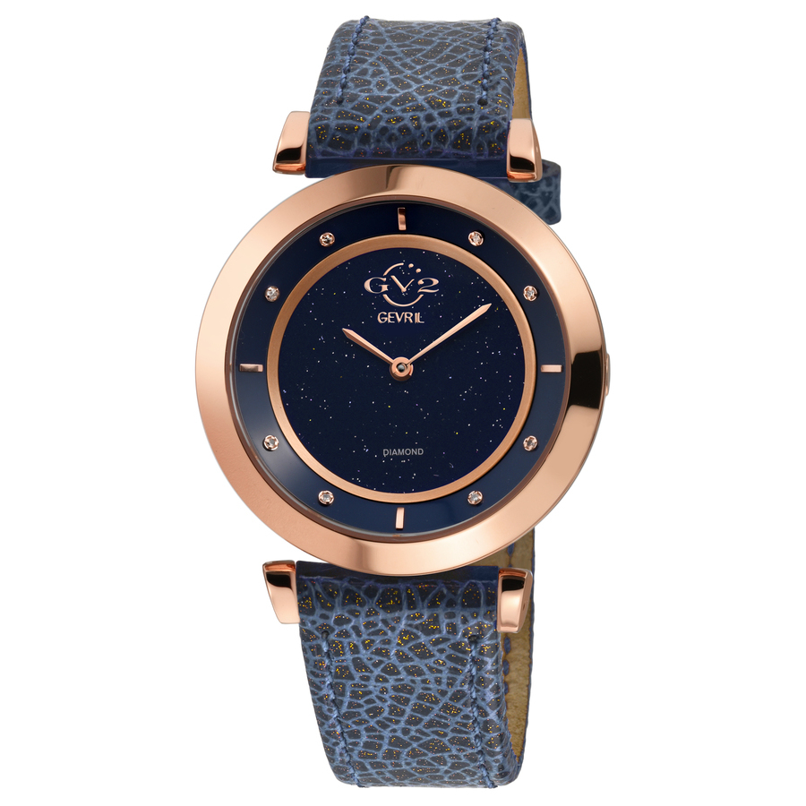 gv2 by gevril lombardy quartz diamond blue dial ladies watch 14403 gv2 by gevril lombardy quartz diamond blue dial ladies watch 14403