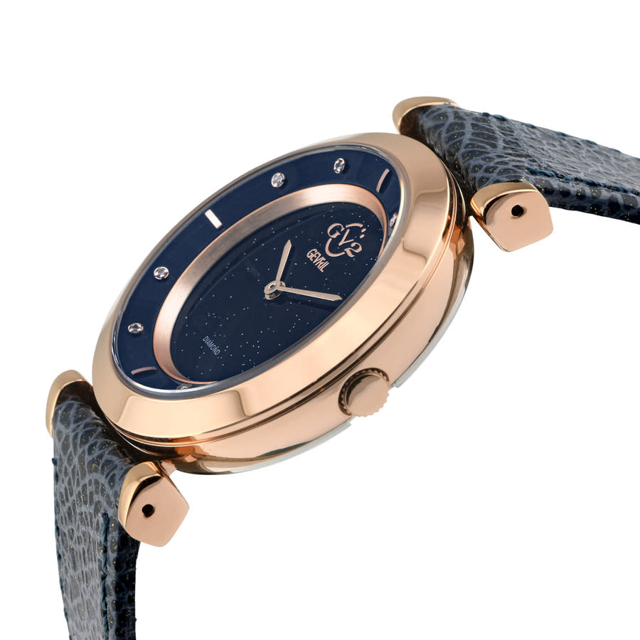 gv2 by gevril lombardy quartz diamond blue dial ladies watch 14403 gv2 by gevril lombardy quartz diamond blue dial ladies watch 14403