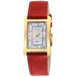 gv2 by gevril luino diamond mother of pearl dial ladies watch 14602
