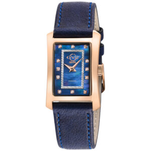 gv2 by gevril luino diamond mother of pearl dial ladies watch 14605