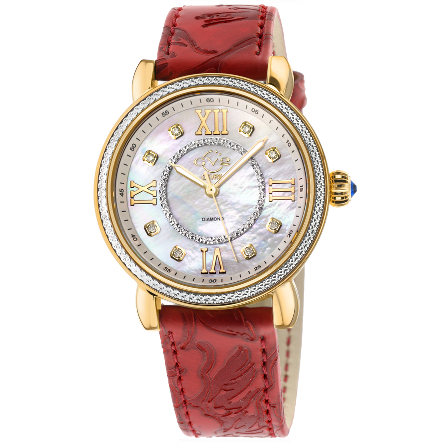 gv2 by gevril marsala diamond mother of pearl dial ladies watch 9866 gv2 by gevril marsala diamond mother of pearl dial ladies watch 9866