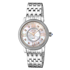 gv2 by gevril marsala quartz diamond ladies watch 9860b