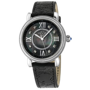 gv2 by gevril marsala quartz diamond ladies watch 9861