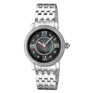 gv2 by gevril marsala quartz diamond ladies watch 9861b
