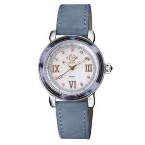 gv2 by gevril marsala tortoise diamond mother of pearl dial ladies watch 9850