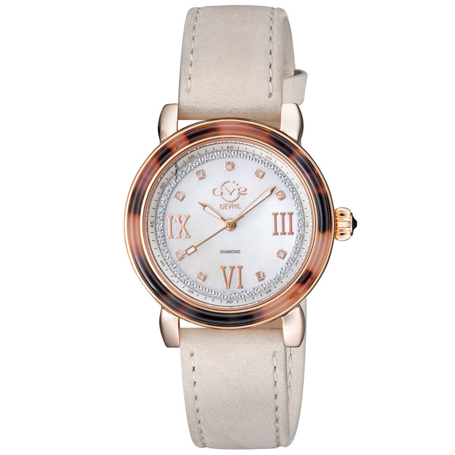 gv2 by gevril marsala tortoise diamond mother of pearl dial ladies watch 9853 gv2 by gevril marsala tortoise diamond mother of pearl dial ladies watch 9853