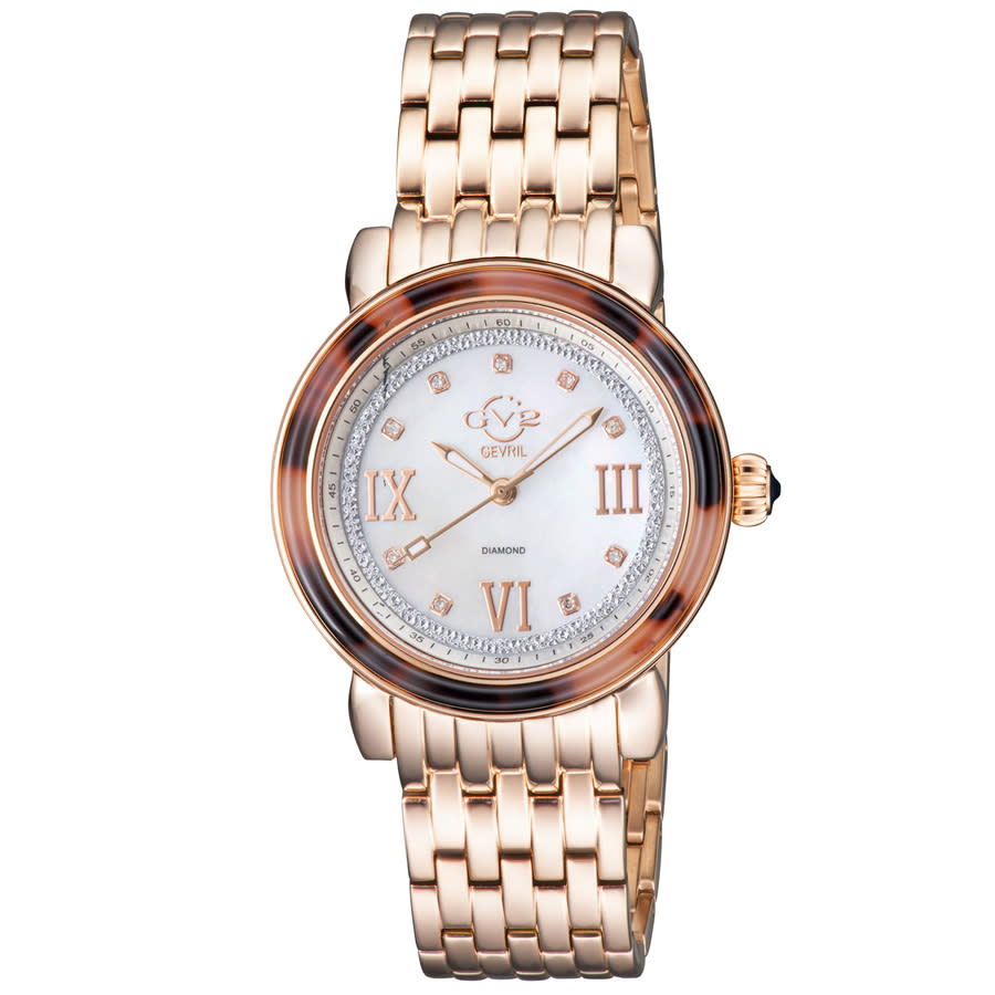 gv2 by gevril marsala tortoise diamond mother of pearl dial ladies watch 9853b gv2 by gevril marsala tortoise diamond mother of pearl dial ladies watch 9853b