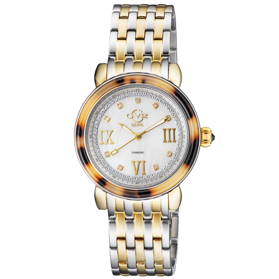gv2 by gevril marsala tortoise quartz diamond ladies watch 9854b gv2 by gevril marsala tortoise quartz diamond ladies watch 9854b