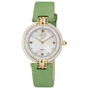 Home gv2 by gevril matera diamond mother of pearl dial ladies watch 12803