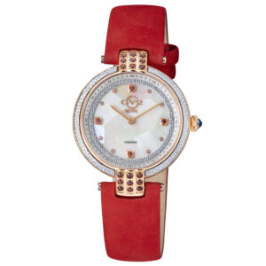 Home gv2 by gevril matera diamond mother of pearl dial ladies watch 12804