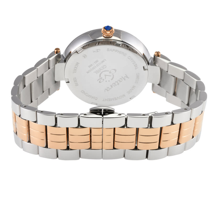 gv2 by gevril matera diamond mother of pearl dial ladies watch 12810b gv2 by gevril matera diamond mother of pearl dial ladies watch 12810b