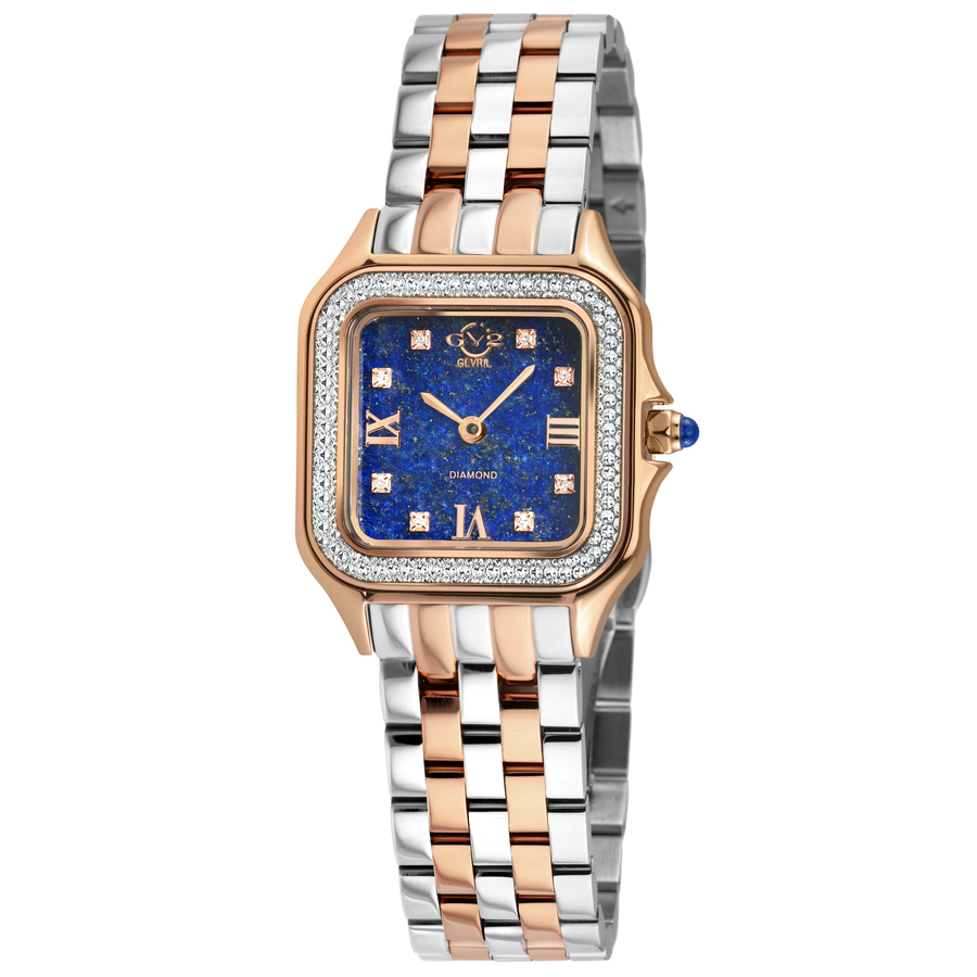 gv2 by gevril milan diamond blue dial ladies watch 121141b gv2 by gevril milan diamond blue dial ladies watch 121141b