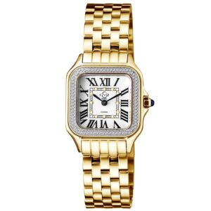 Home gv2 by gevril milan diamond quartz white dial ladies watch 12112b