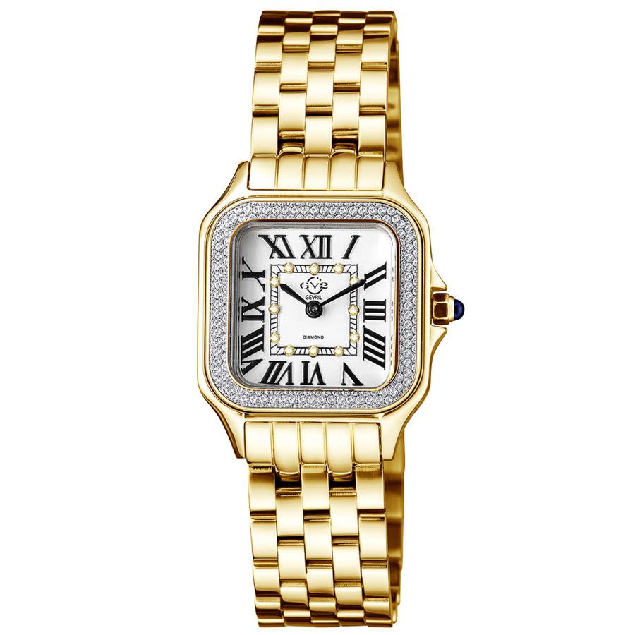 gv2 by gevril milan diamond quartz white dial ladies watch 12112b gv2 by gevril milan diamond quartz white dial ladies watch 12112b