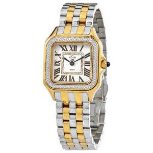 gv2 by gevril milan quartz white dial ladies watch 12113b