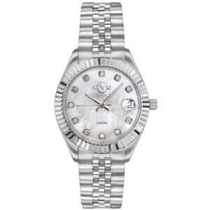 gv2 by gevril naples diamond mother of pearl dial ladies watch 12405