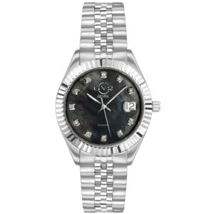 gv2 by gevril naples diamond mother of pearl dial ladies watch 12407