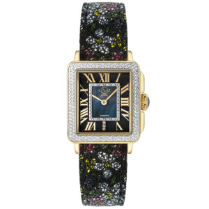 gv2 by gevril padova floral mother of pearl dial ladies watch 12307f