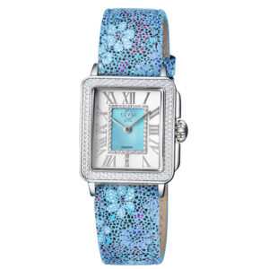 Home gv2 by gevril padova floral mother of pearl dial ladies watch 12309f