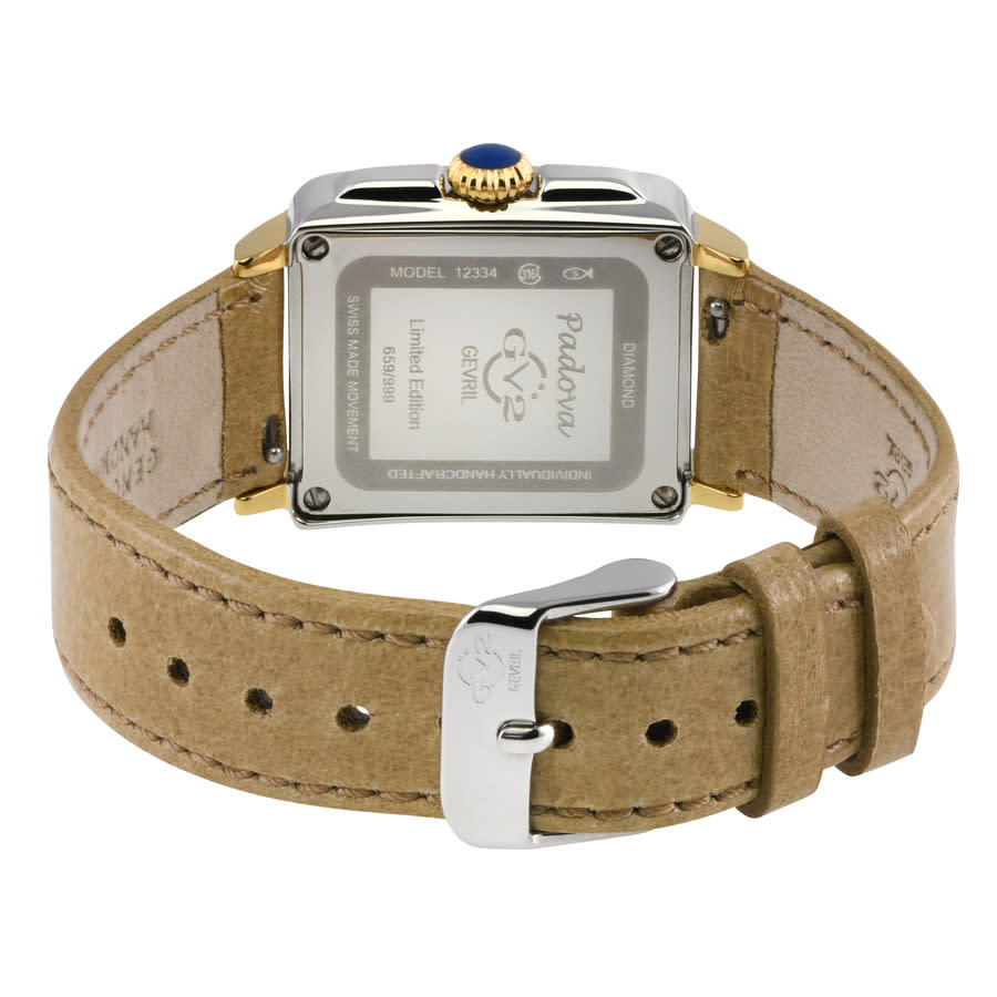 gv2 by gevril padova gemstone diamond mother of pearl dial ladies watch 12334.1 gv2 by gevril padova gemstone diamond mother of pearl dial ladies watch 12334.1