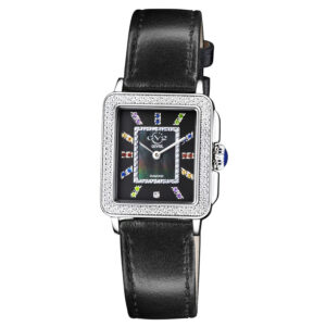 Home gv2 by gevril padova gemstone quartz diamond ladies watch 12330