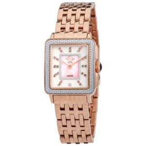 gv2 by gevril padova gemstone quartz diamond ladies watch 12336b