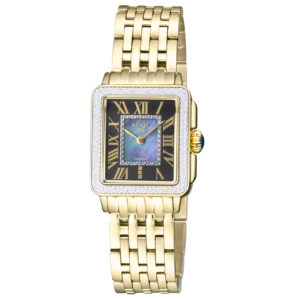 Home gv2 by gevril padova quartz black dial ladies watch 12307b