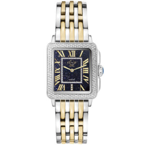 gv2 by gevril padova quartz diamond blue dial ladies watch 12314b