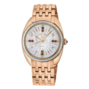 Home gv2 by gevril palermo diamond mother of pearl dial ladies watch 13103b