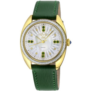 Home gv2 by gevril palermo diamond mother of pearl dial ladies watch 13105