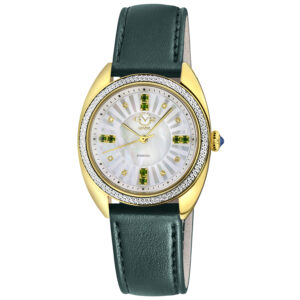 gv2 by gevril palermo vegan diamond mother of pearl dial ladies watch 13105 v5