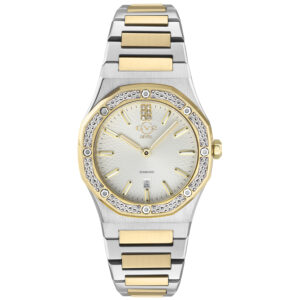 gv2 by gevril palmanova quartz diamond white dial ladies watch 12700