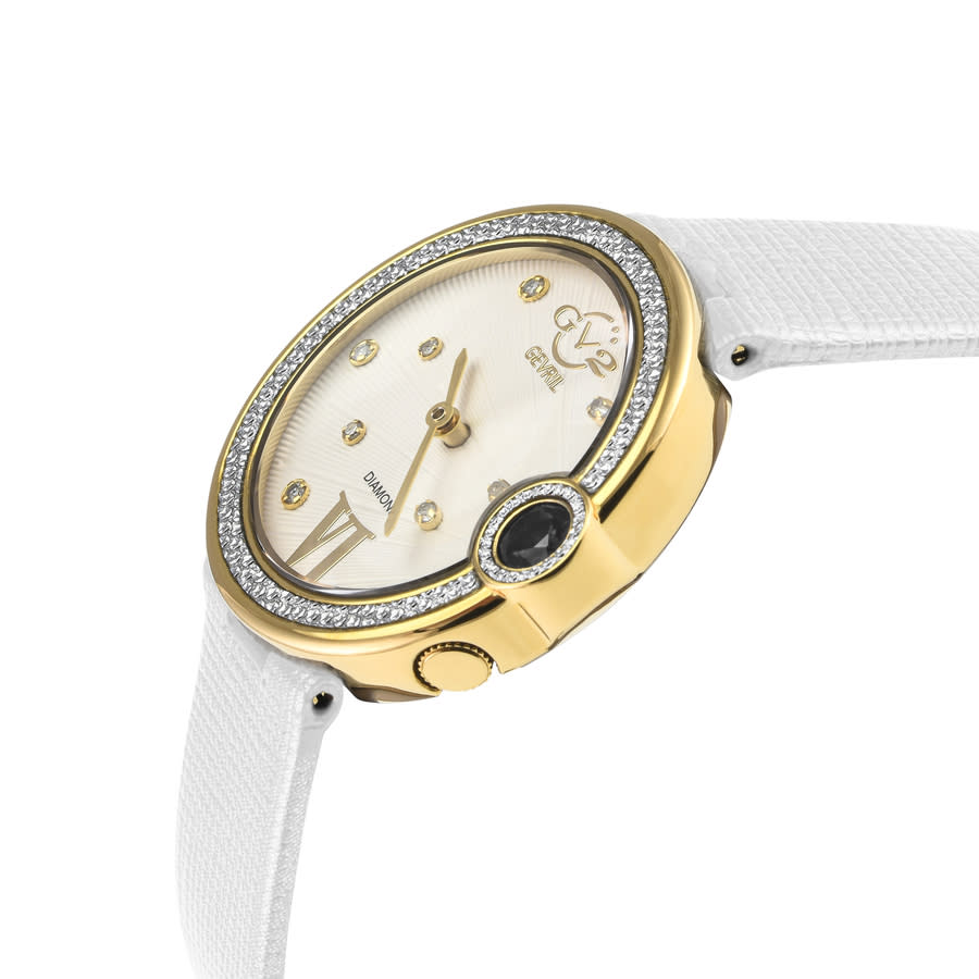 gv2 by gevril perugia quartz white dial ladies watch 14705 gv2 by gevril perugia quartz white dial ladies watch 14705
