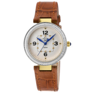 gv2 by gevril piemonte quartz white dial ladies watch 14203 4
