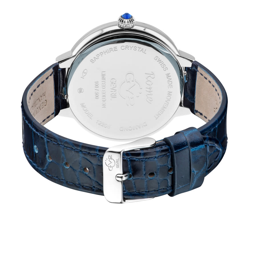 gv2 by gevril rome blue dial ladies watch 12205 gv2 by gevril rome blue dial ladies watch 12205