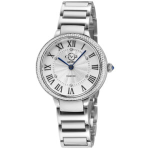 Home gv2 by gevril rome brillante quartz white dial ladies watch 122100b