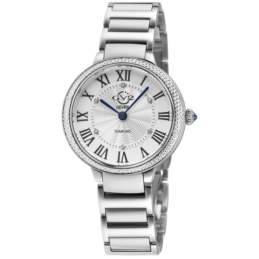 gv2 by gevril rome brillante quartz white dial ladies watch 122100b gv2 by gevril rome brillante quartz white dial ladies watch 122100b