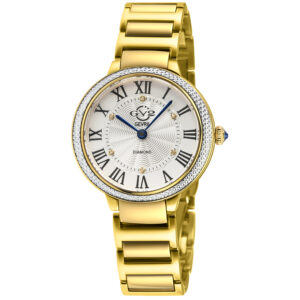 Витрина gv2 by gevril rome brillante quartz white dial ladies watch 122102b
